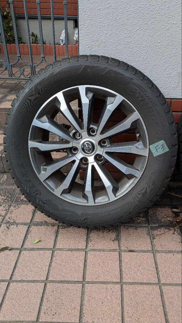 ランクル 150系 プラド 19インチ純正ホイール スタッドレスタイヤ