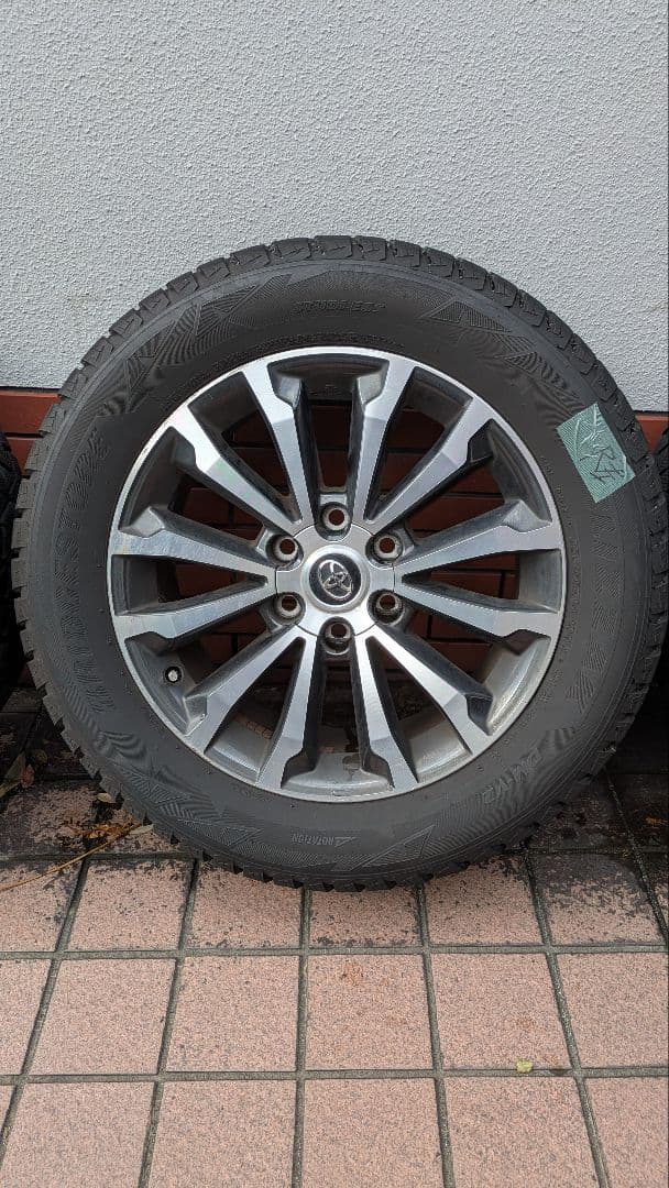 ランクル 150系 プラド 19インチ純正ホイール スタッドレスタイヤ