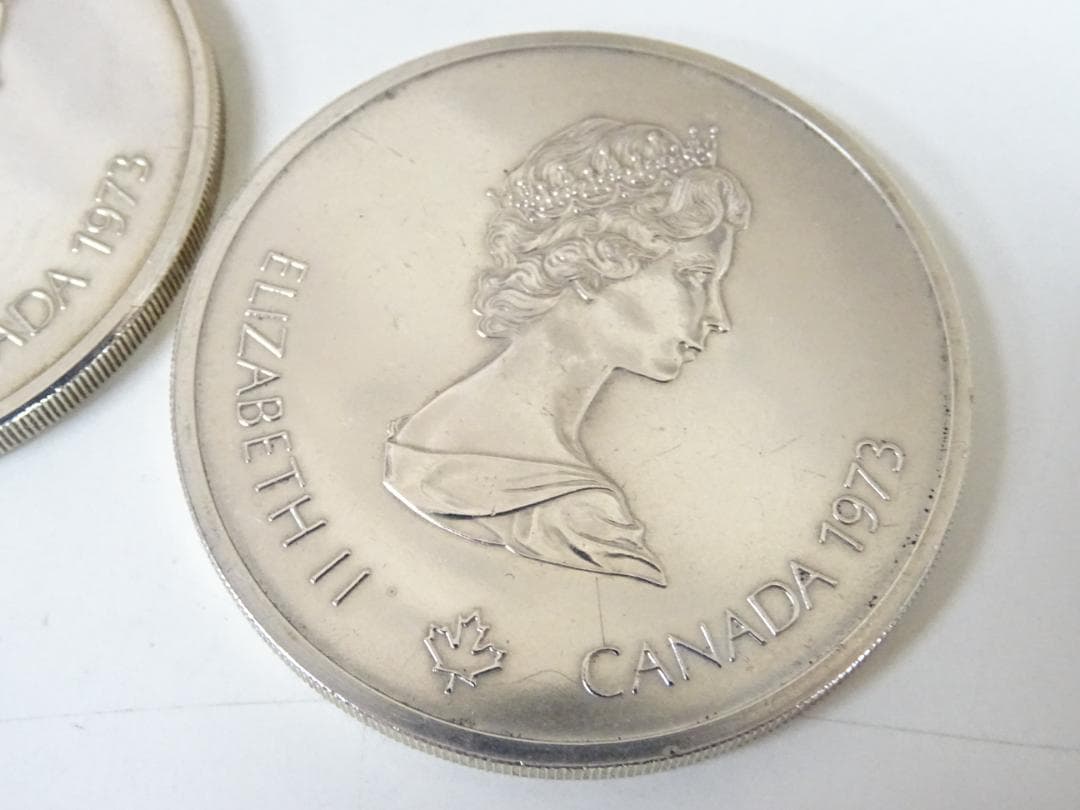 あ*3様 鹿031 カナダ モントリオールオリンピック 1976年 10ドル 銀