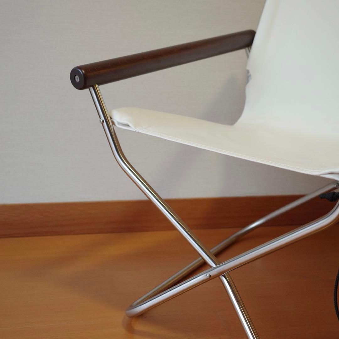 ニーチェアエックス80　ダークブラウン／ホワイト