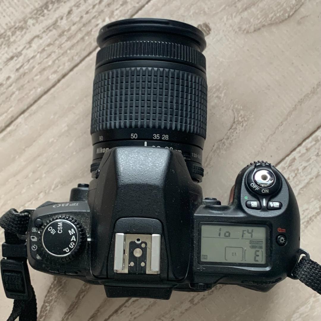 【現状品】Nikon F80 一眼レフ 35mmフィルムカメラ ストラップ付