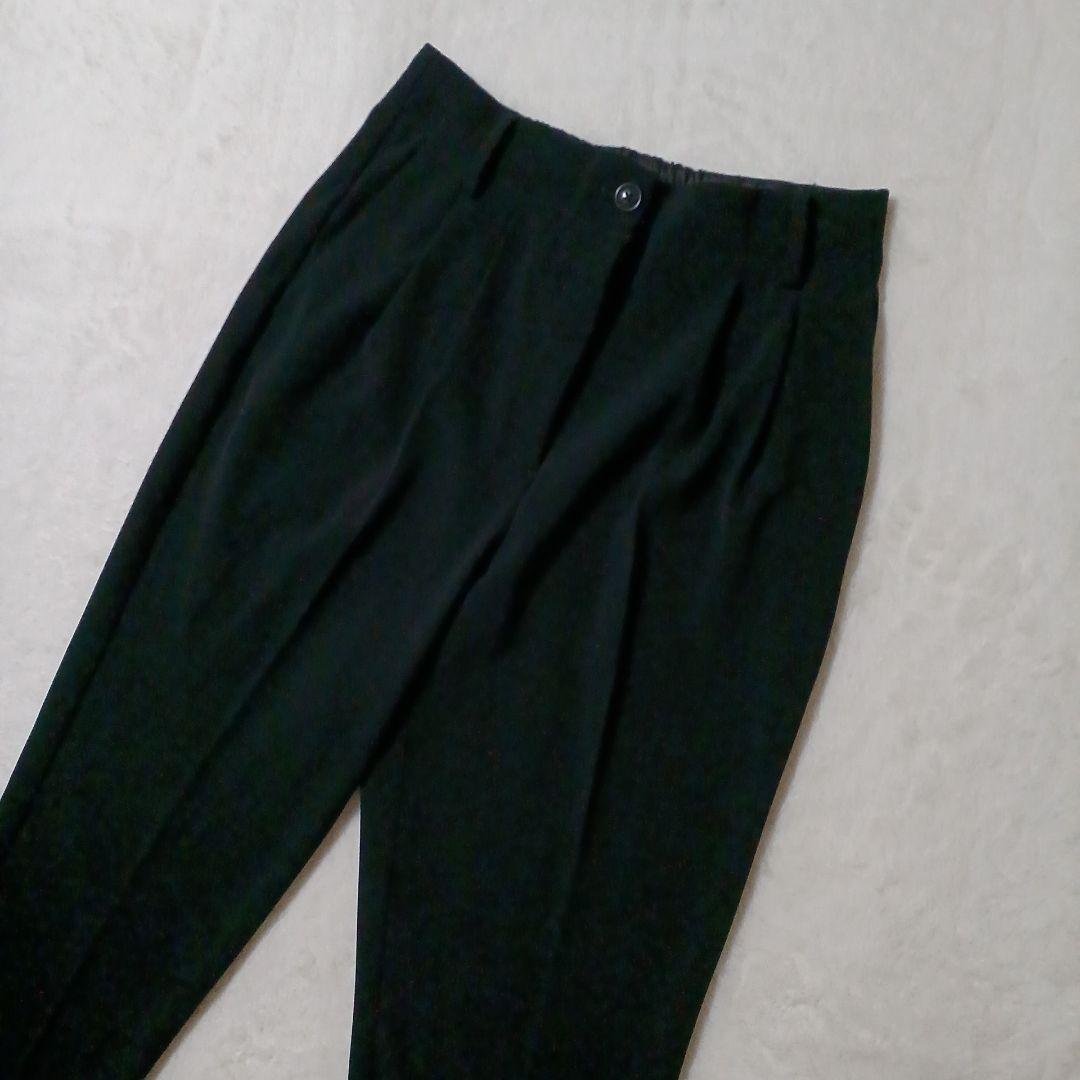 PLST プラステ ノーカラー ジャケット パンツ セットアップ Lブラック 黒