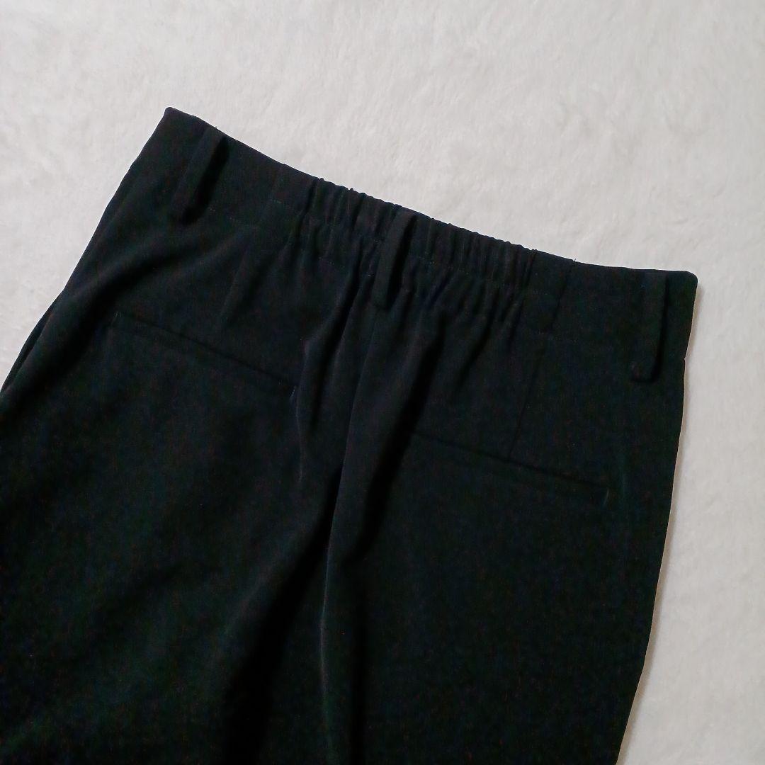 PLST プラステ ノーカラー ジャケット パンツ セットアップ Lブラック 黒