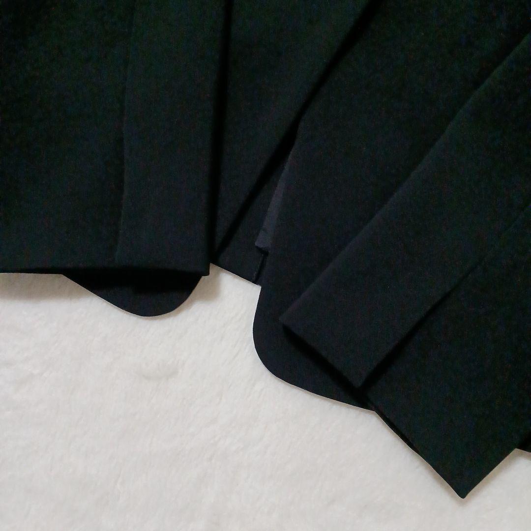 PLST プラステ ノーカラー ジャケット パンツ セットアップ Lブラック 黒