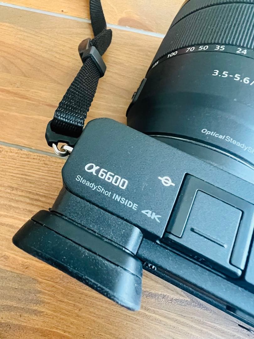 【ほぼ未使用】SONY α6600 ミラーレス一眼カメラ 35-56mmレンズ付