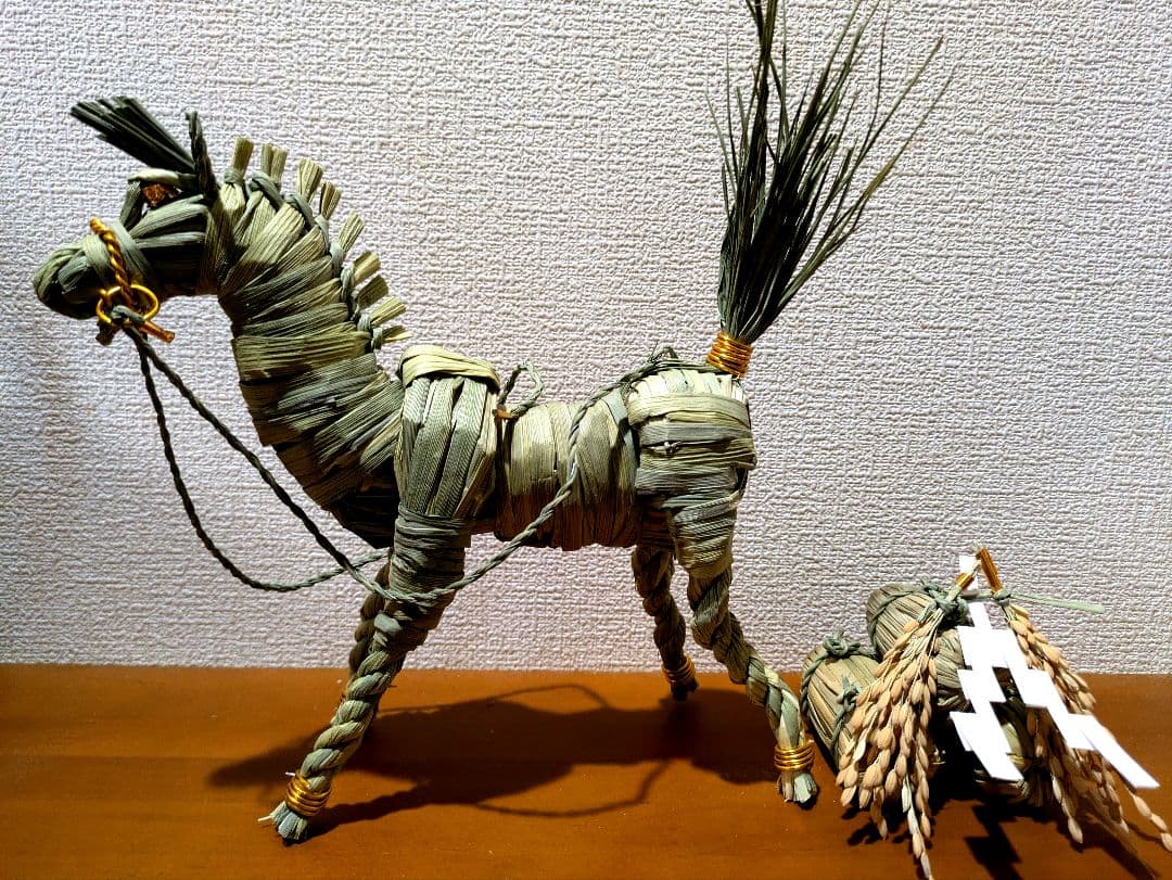 muffyページ　正月飾り干支　午　三体