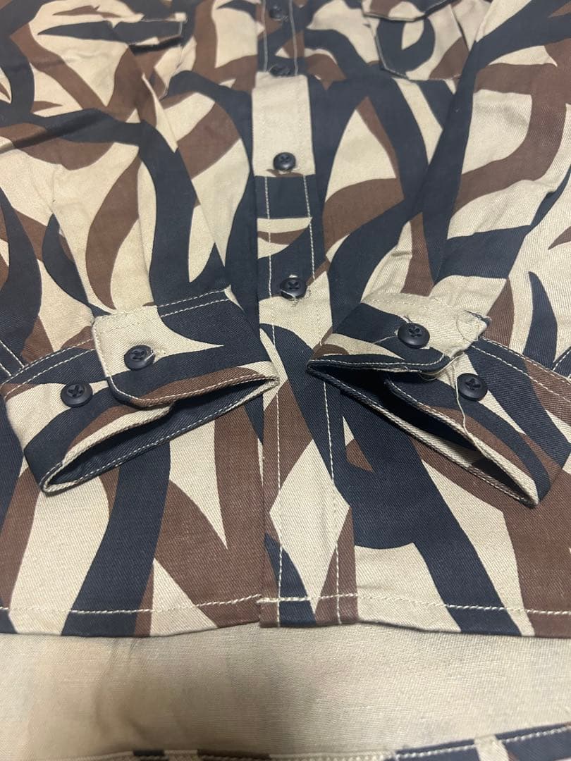 リ*ー様 【極美品】ASAT トライバルカモ柄　長袖シャツ　XLサイズ　裏原系