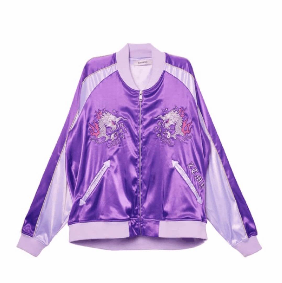 ずとまよ 香辛龍 Sukajan スカジャン 紫 M