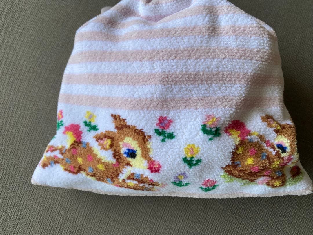 【新品未使用】フェイラー ベビーカーポーチ 巾着付き バンビ柄