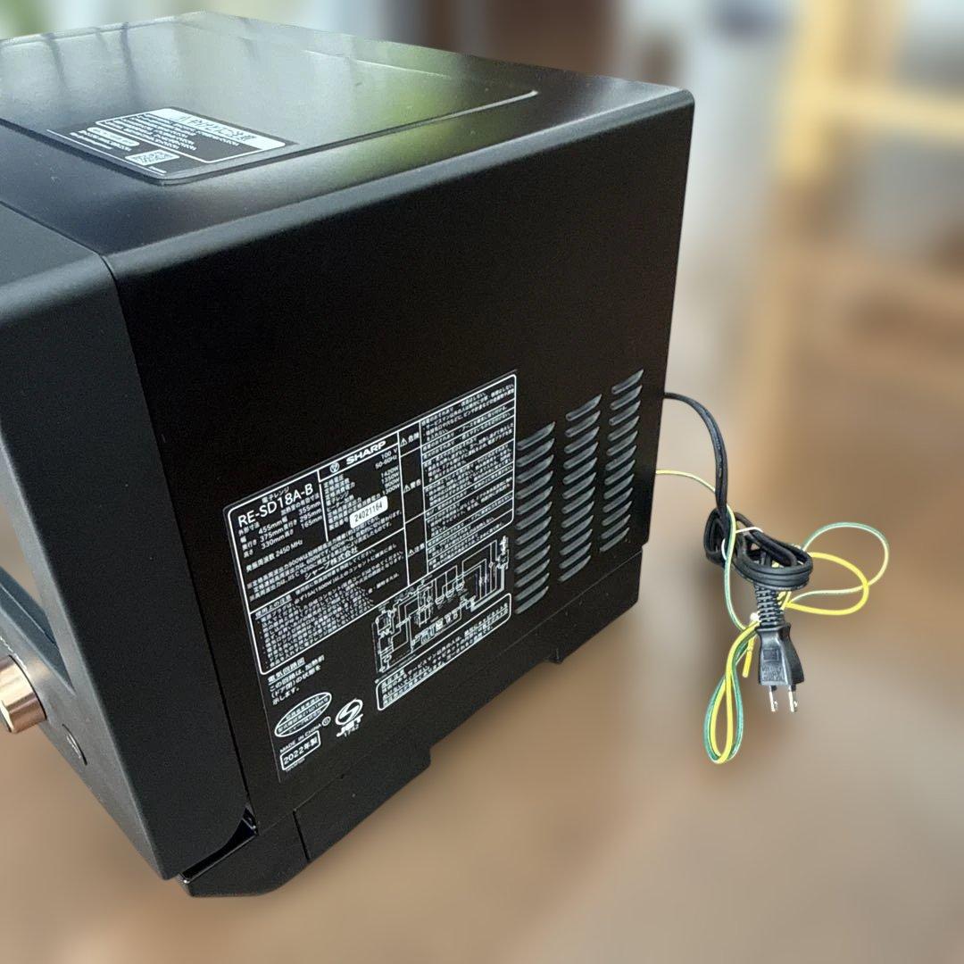 【ジャンク】SHARP RE-SD18A-Bオーブンレンジ