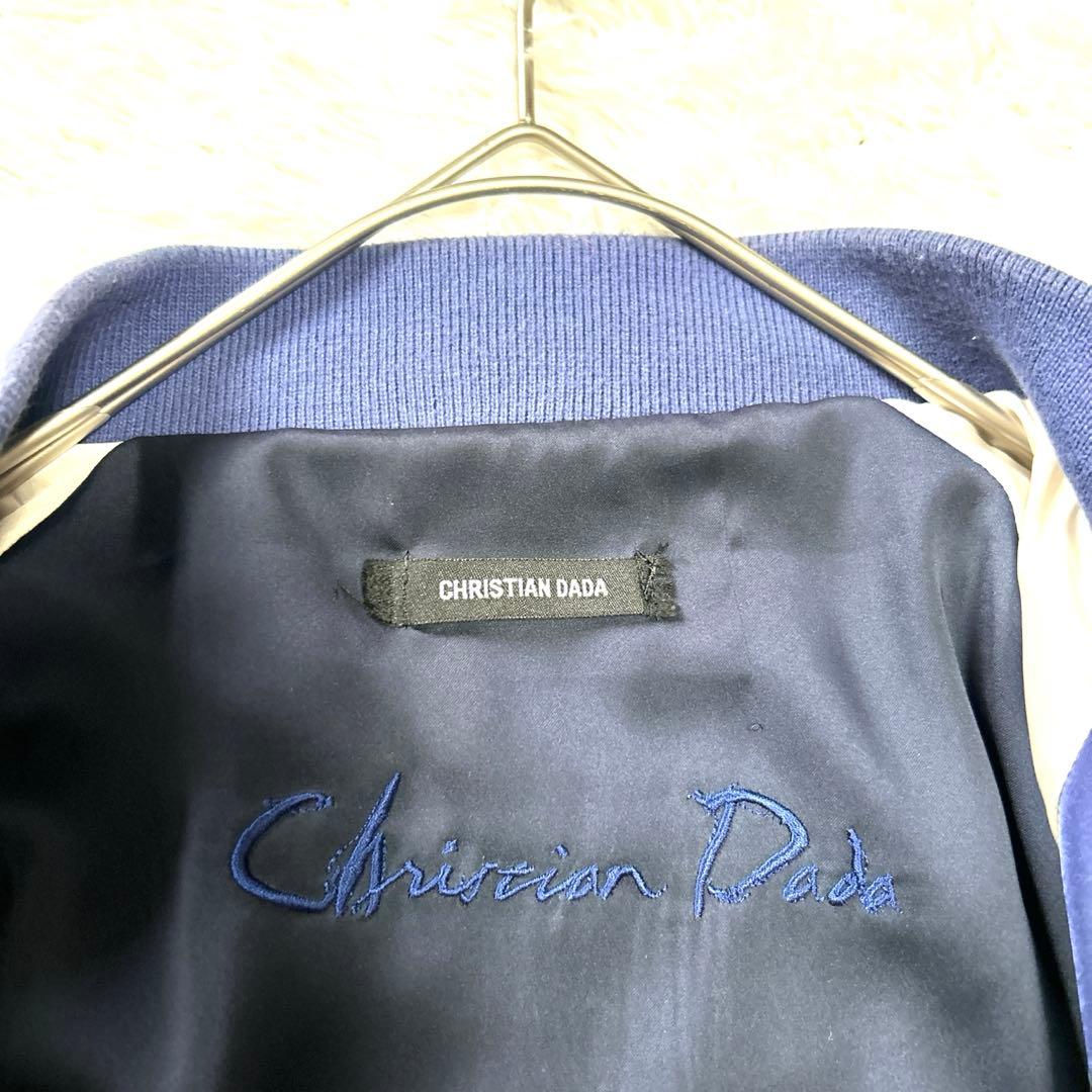 クリスチャンダダ DADAISM 赤いバラ刺繍 スカジャン