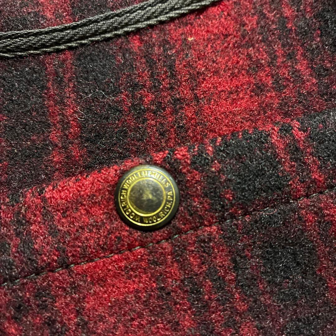 50s Woolrich ウールリッチ ４ポケット シンチバック ウール ベスト