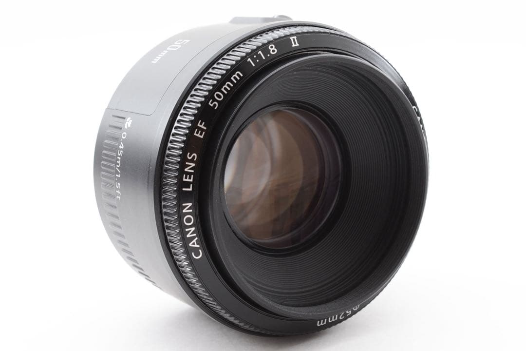 美品　キャノン 単焦点レンズ/Canon EF 50㎜1:1.8 II