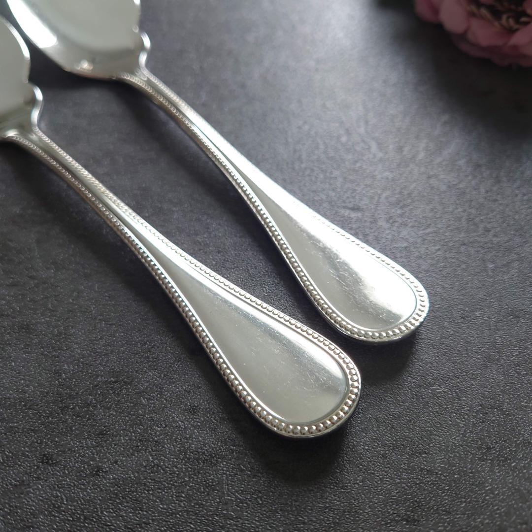 極希少 クリストフル パール ソーススプーン 2点