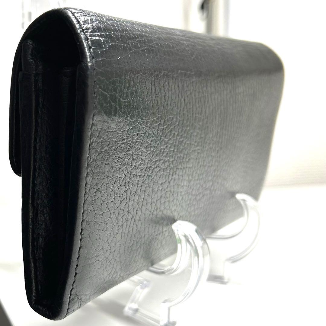 超美品　GUCCI グッチ インターロッキング　G 長財布　レザー メンズ