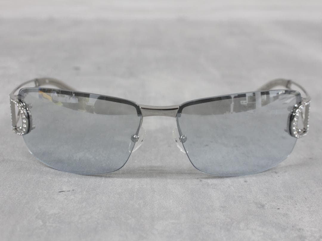 ▲Dior/ディオール サングラスラインストーン レディース ブルー系