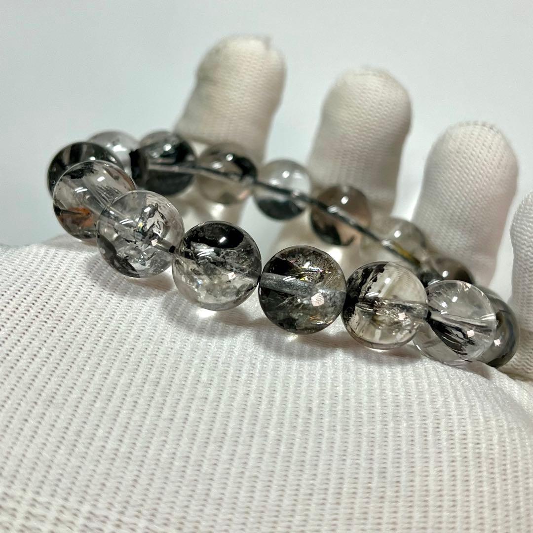 高品質　ハーキマーダイヤモンドブレスレット　透明感きれい　4