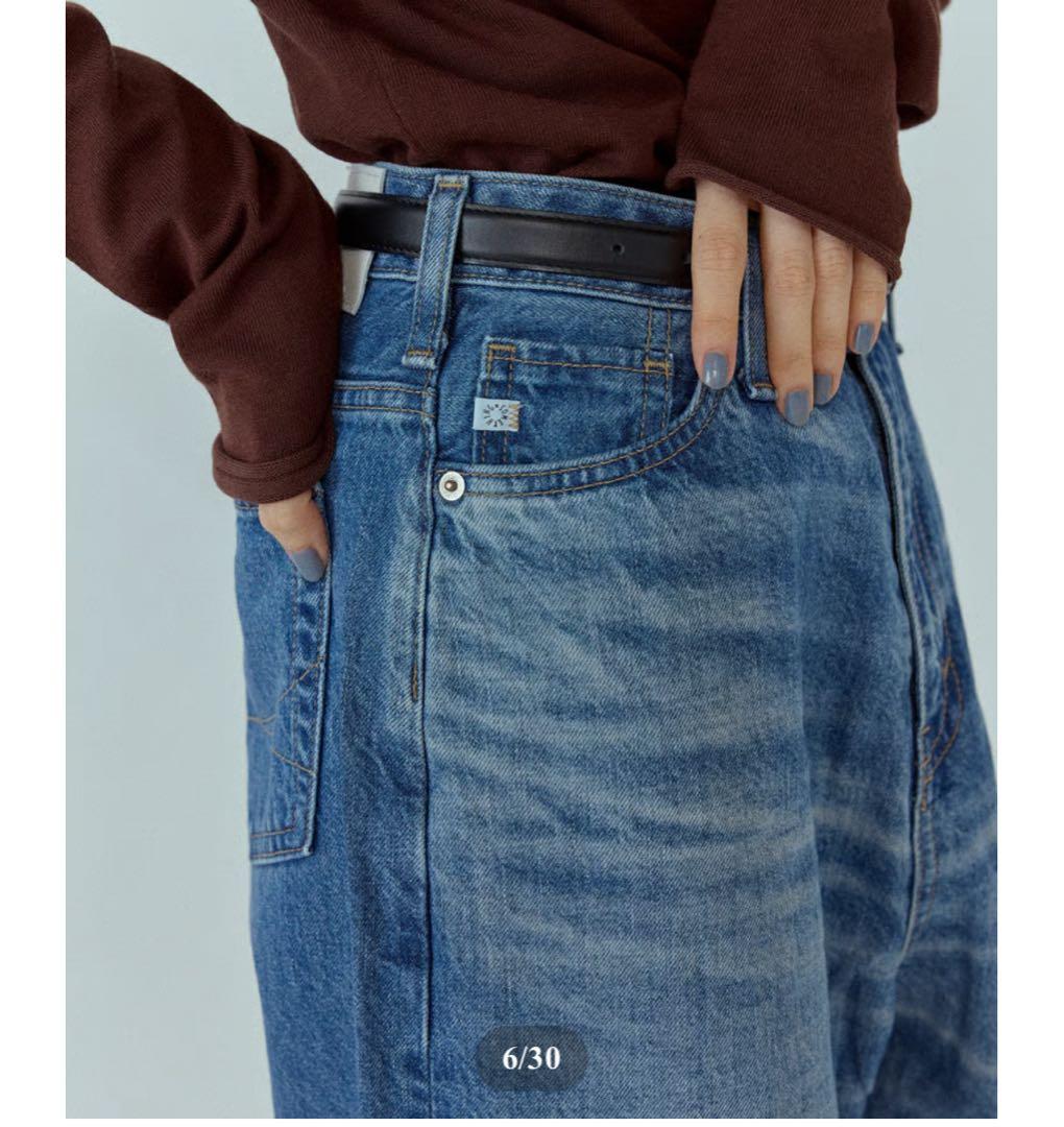 ［FASHIRU × SOMETHING］バギーフィットジーンズ