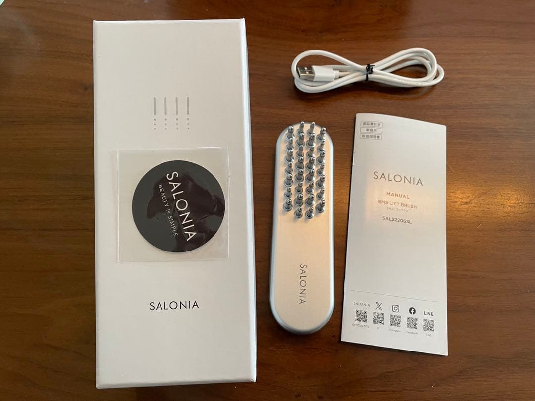 SALONIA サロニア EMS リフトブラシ 電気ブラシ 美顔器