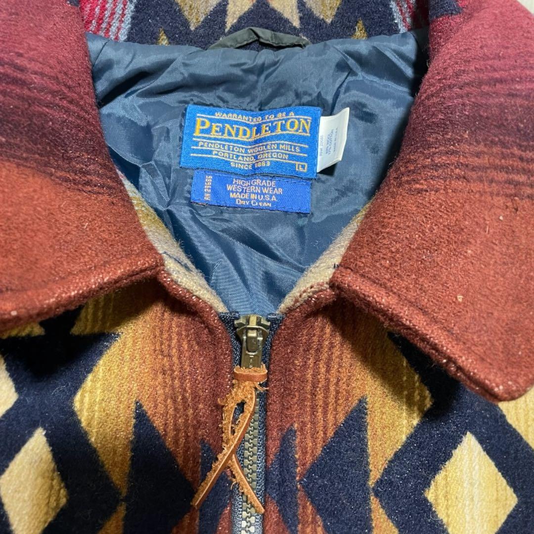 美品✨ PENDLETON ペンドルトン ネイティブ柄 ジャケット USA製 L