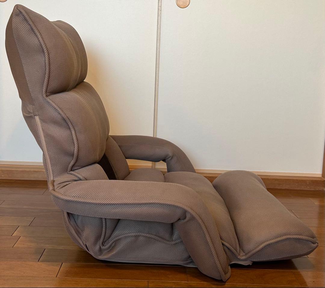 腰の神様がくれた座椅子　DMZK-アロー　ブラウン