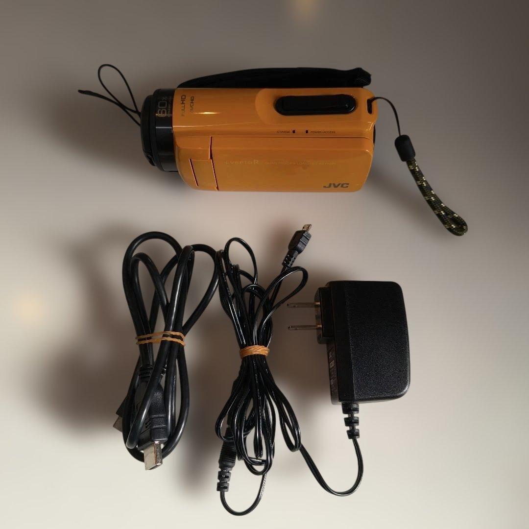 JVC GZ-R470-Y ビデオカメラ　防水　防塵　耐衝撃