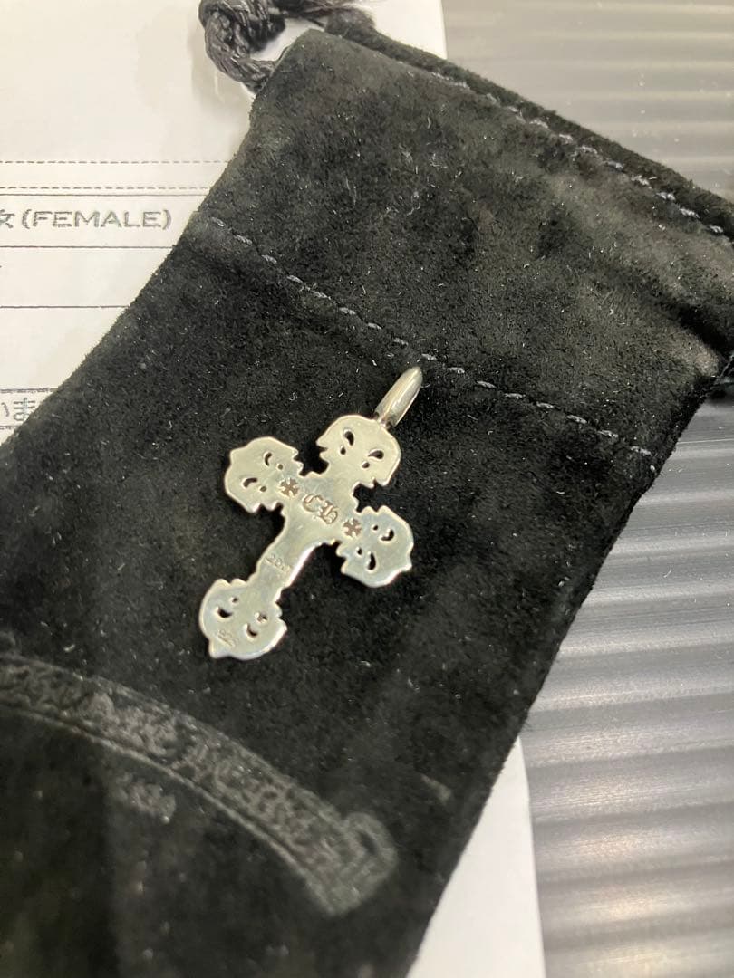 セ*プ様 クロムハーツ　タイニーフィリグリークロス　ネックレス　ペンダント　アク