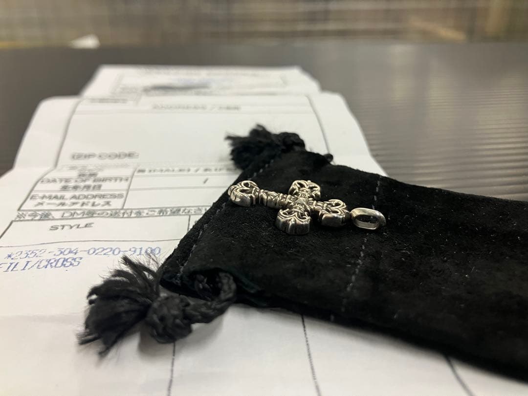 セ*プ様 クロムハーツ　タイニーフィリグリークロス　ネックレス　ペンダント　アク