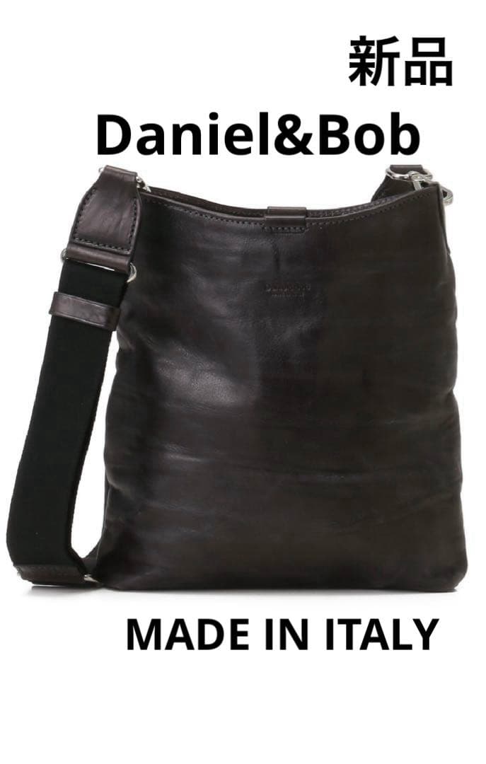 新品　Daniel&Bobダニエル&ボブ　レザーショルダーバッグ RODI