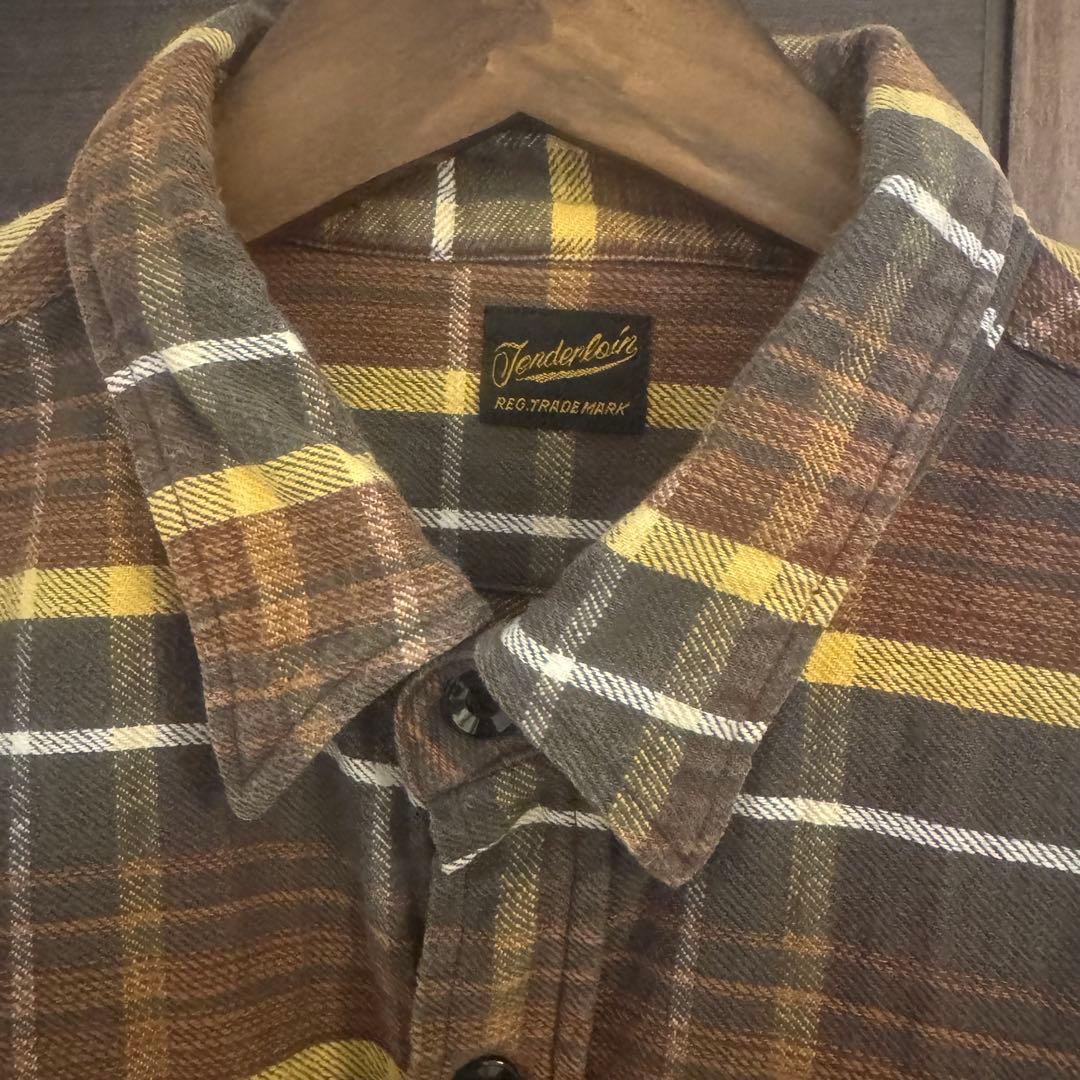 【M】TENDERLOIN T-HEAVY FLANNEL SHT CHECK