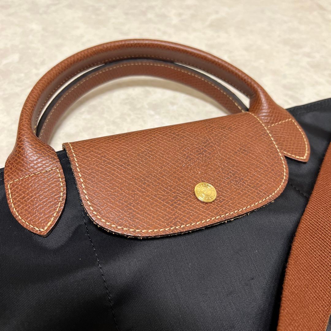 【美品】Longchamp ル プリアージュ® オリジナル トラベルバッグ 伸縮