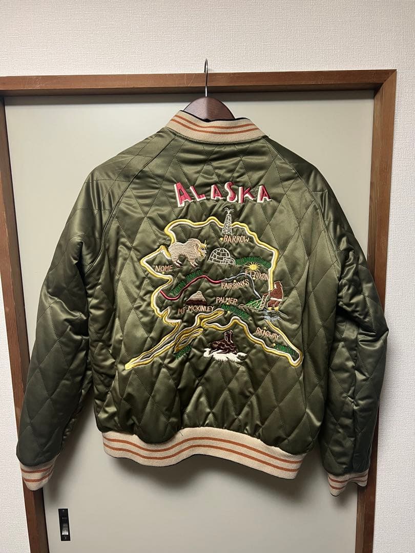 Bronson 1950s リバーシブル スーベニアジャケット Alaska