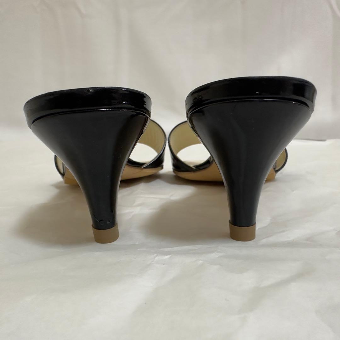 CHANEL シャネル ミュール サンダル 37ハーフ ココマーク