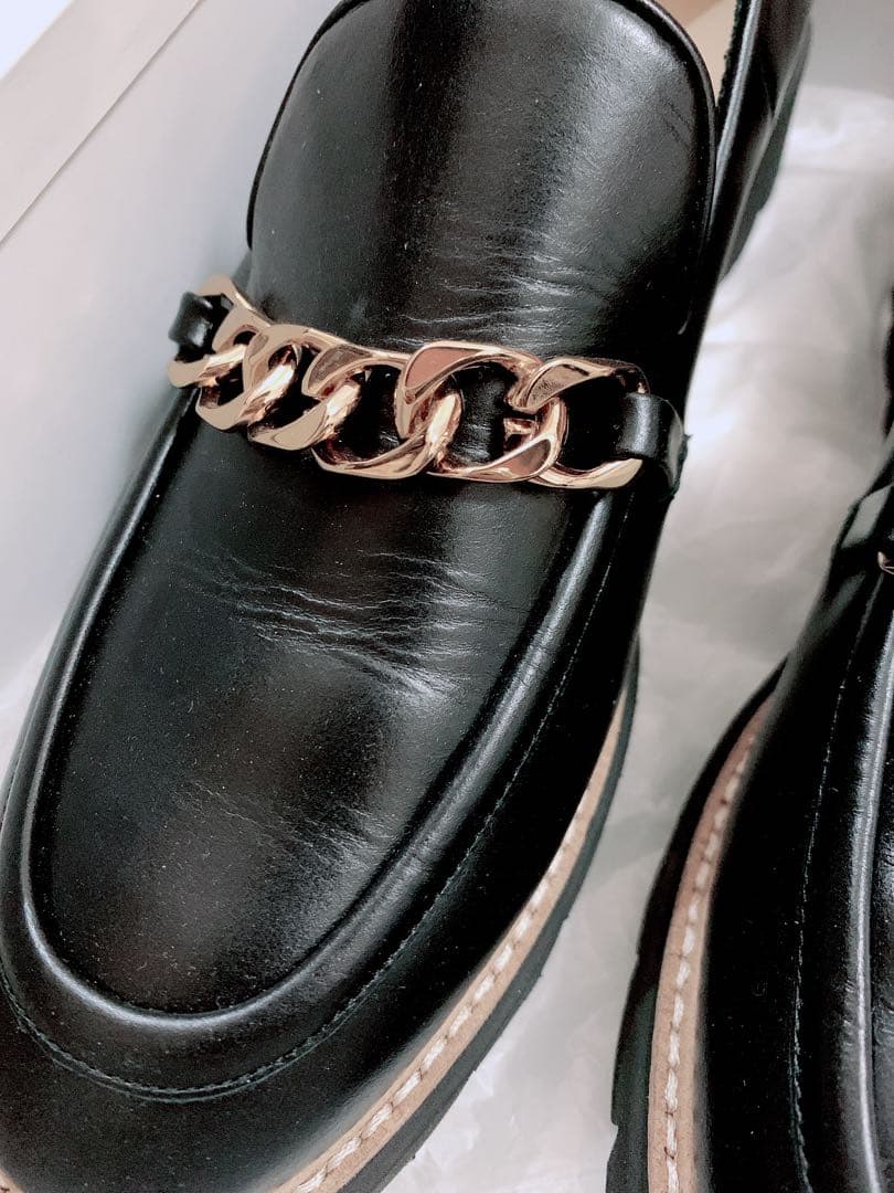 ツモリチサトウォーク tsumorichisato WALK チェーンローファー