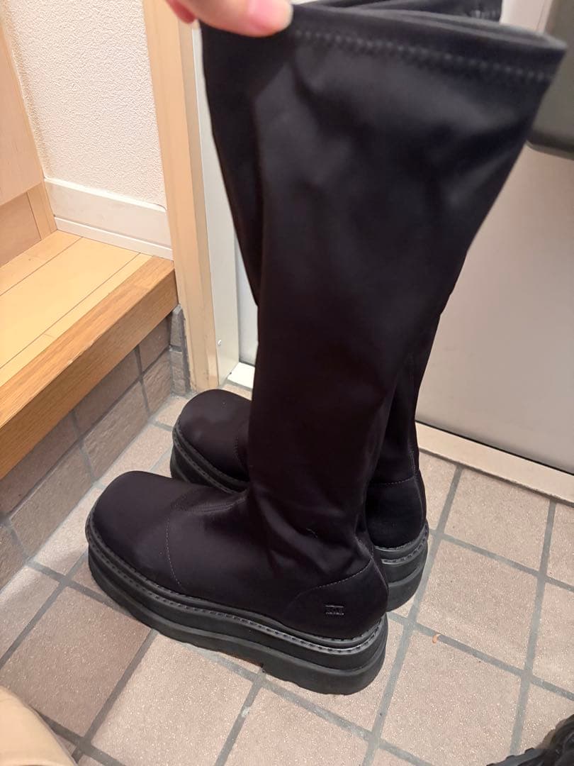 darich ウルトラストレッチフラットブーツ Lサイズ