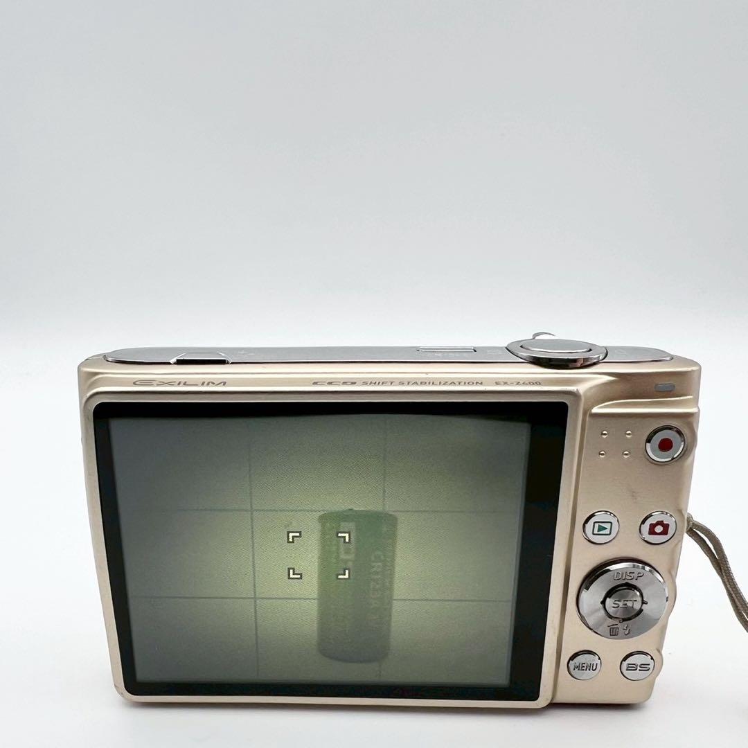 【完動品】CASIO EXILIM EX-Z400 コンデジ ゴールド 動作確認
