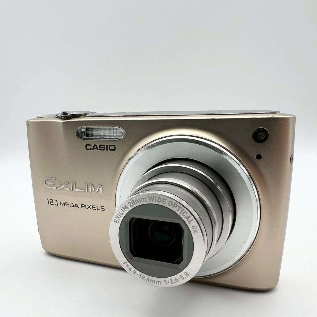 【完動品】CASIO EXILIM EX-Z400 コンデジ ゴールド 動作確認