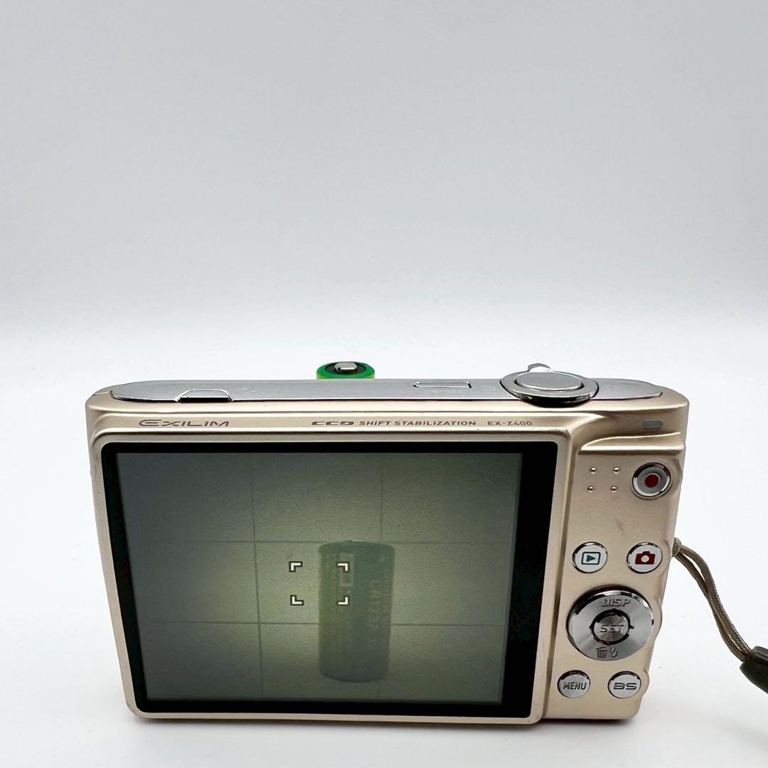 【完動品】CASIO EXILIM EX-Z400 コンデジ ゴールド 動作確認