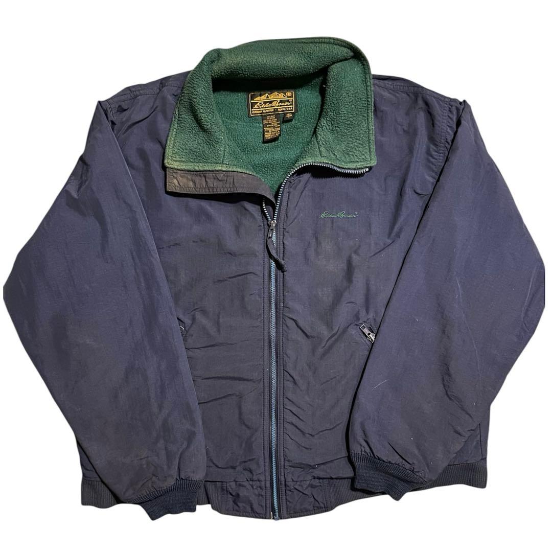 80s-90s EddieBauer WINDfoilJacket USA製 L