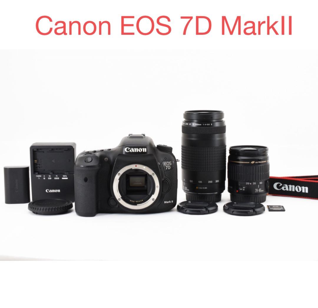 Canon EOS 7D Mark II標準&望遠ダブルレンズセット