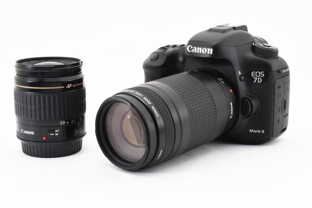 Canon EOS 7D Mark II標準&望遠ダブルレンズセット