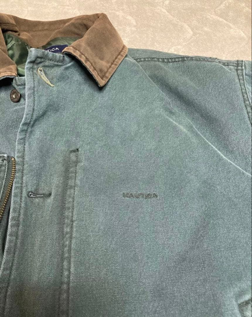 NAUTICA　フリークストア　中綿 クラッシュド ダックブルゾン　Ｌサイズ