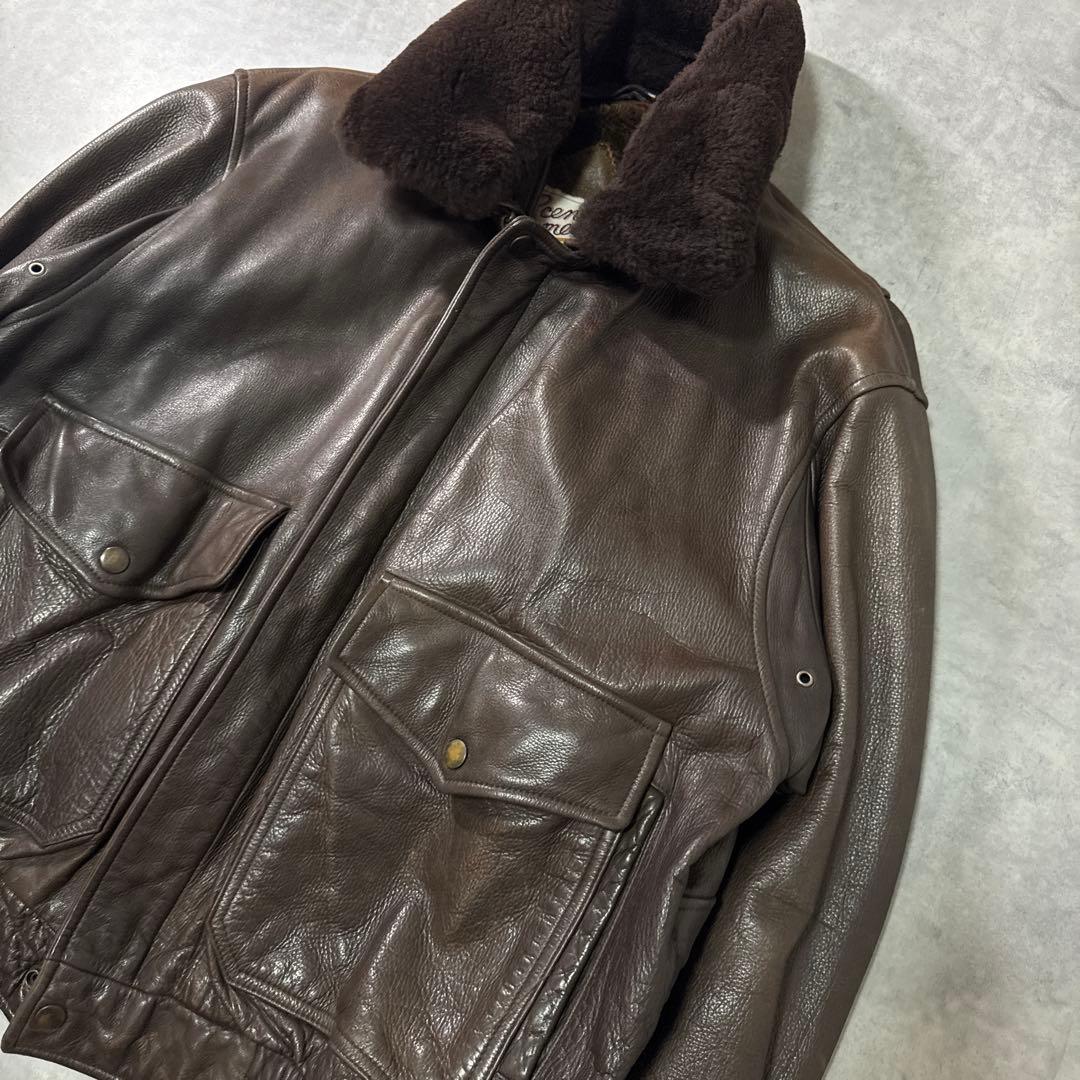 革ジャン レザージャケット フライトジャケット g1 本革 ブルゾン