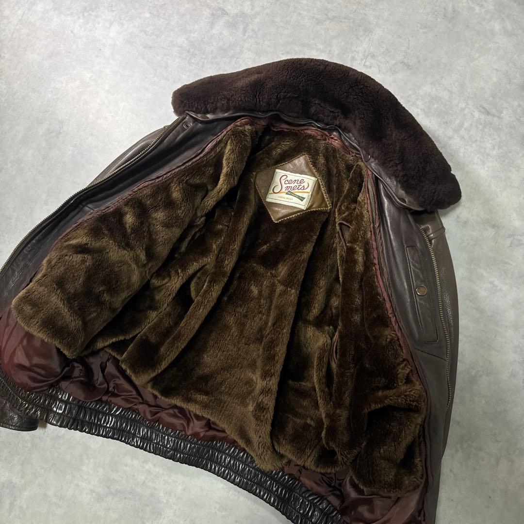 革ジャン レザージャケット フライトジャケット g1 本革 ブルゾン