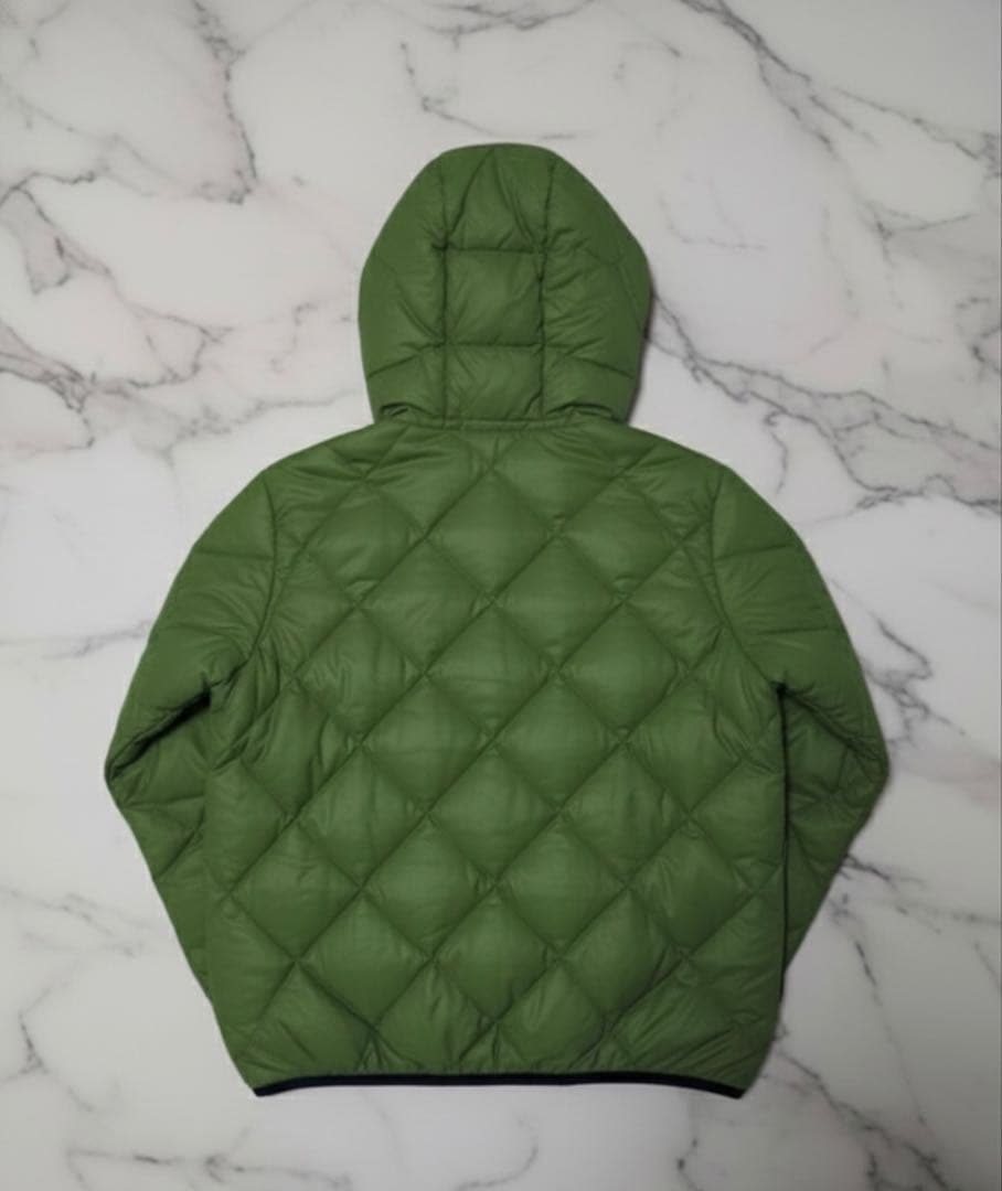 mont-bell ダウンジャケット キルティング　リバーシブル 紺/緑