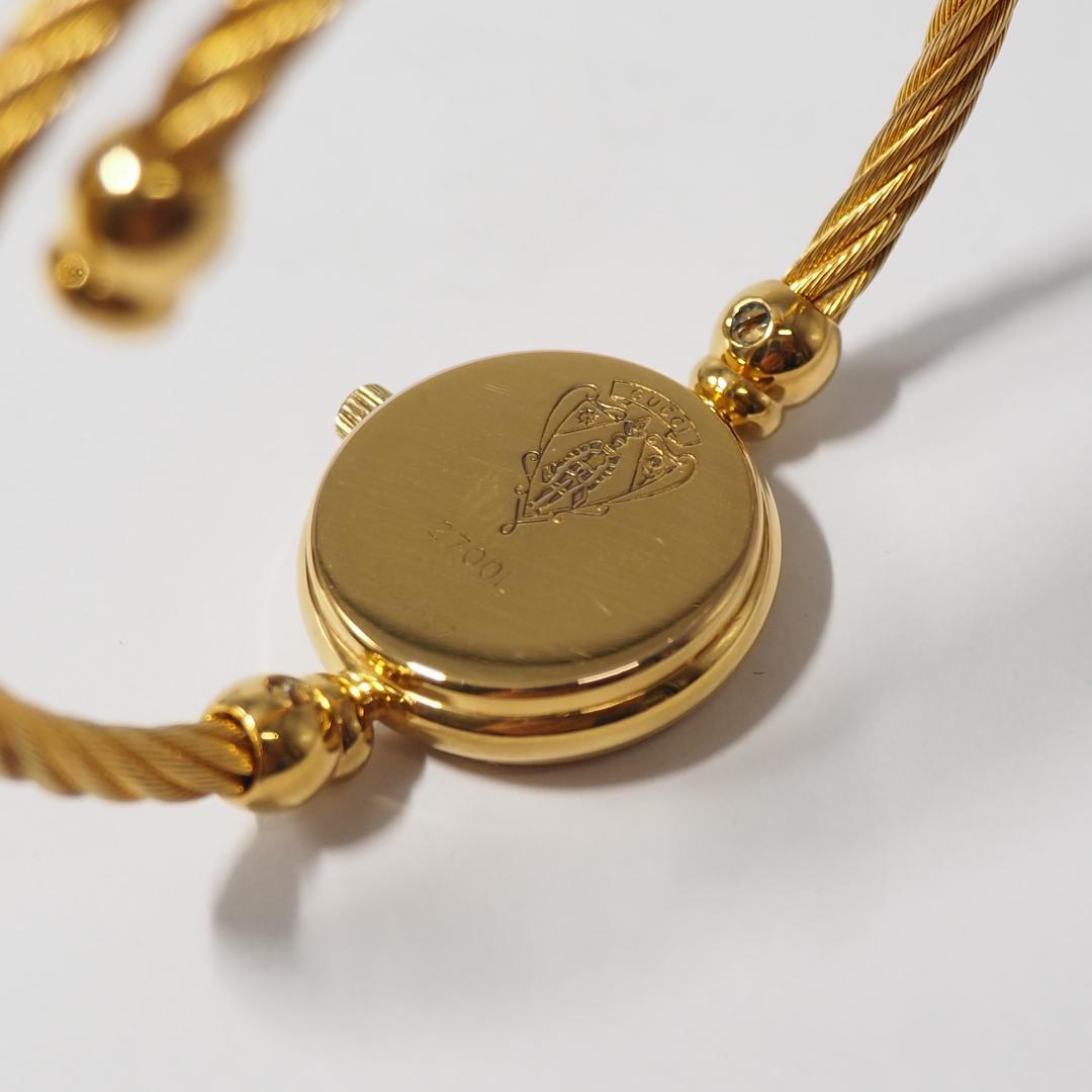 美品 グッチ GUCCI バングルウォッチ 2700L シェル 腕時計 H460