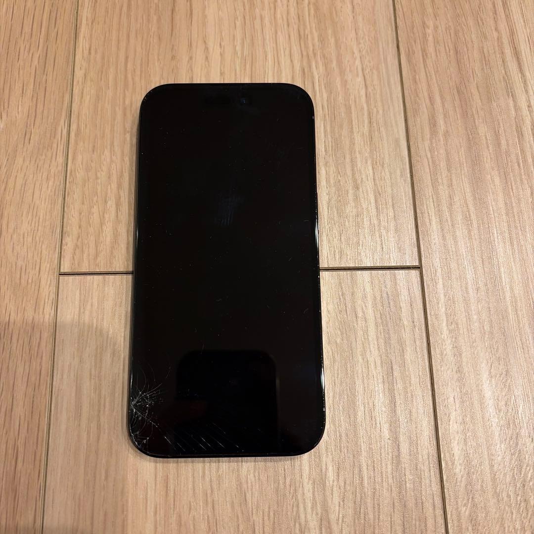 【画面割れ】Apple iPhone 14 Pro スペースブラック 256GB