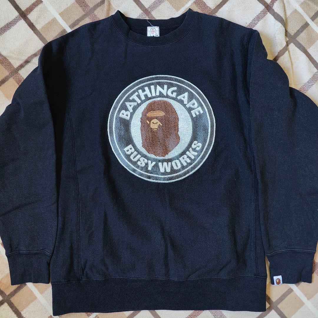 A BATHING APE アベイシングエイプ スウェット Mサイズ ビッグロゴ