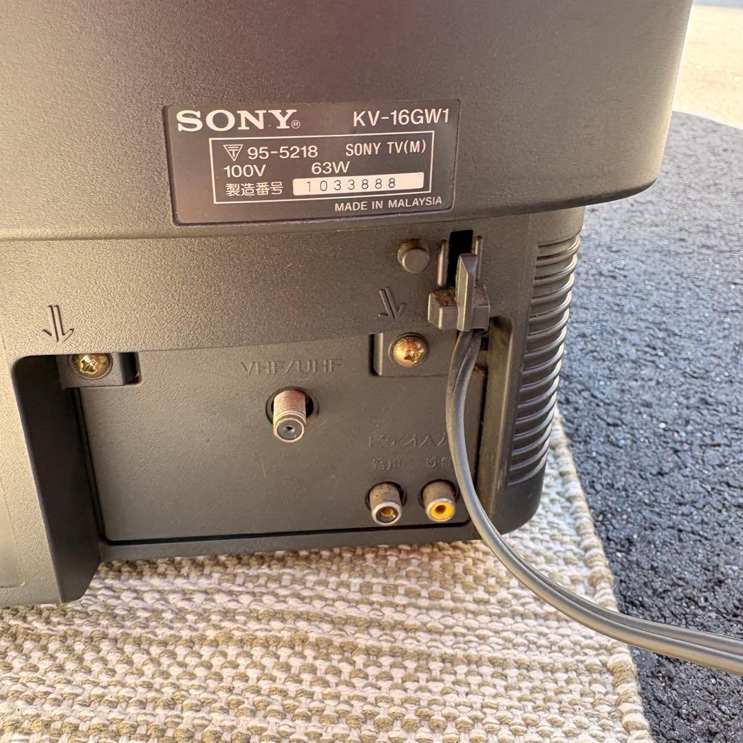 ◇動作確認済み◇SONY ブラウン管テレビ　KV-16GW1　ゲームモード機能付