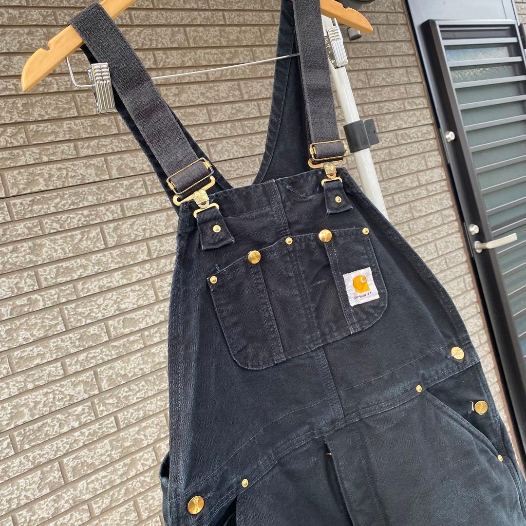 【入手困難】Carhartt USA製 ダブルニー オーバーオール 中綿 ダック